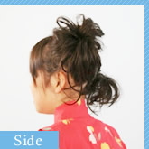 ふんわりふたつ結びヘアside