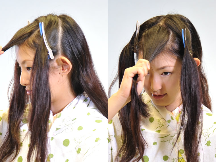 着物の髪型 ヘアスタイル 11 新日本髪の結い方 京染卸商業組合